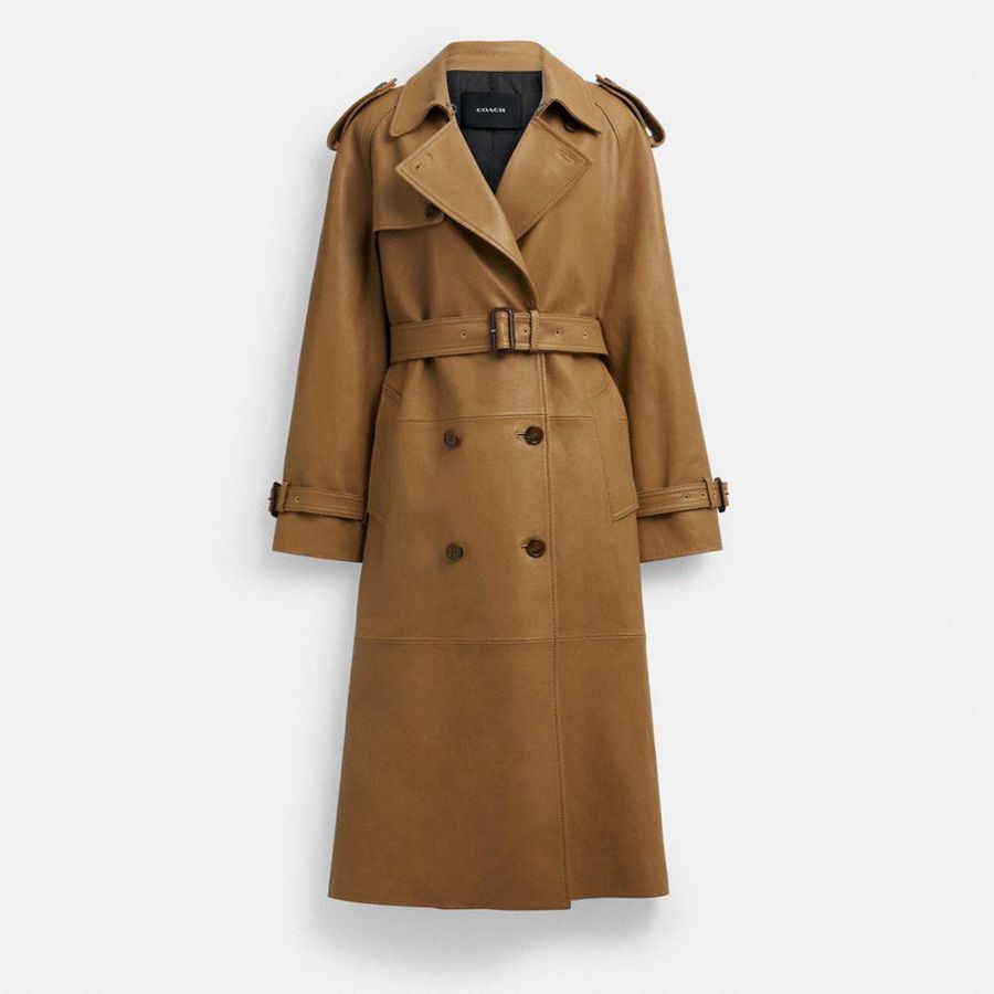 Abrigo COACH Mujer Marrones | 5840IJCXK