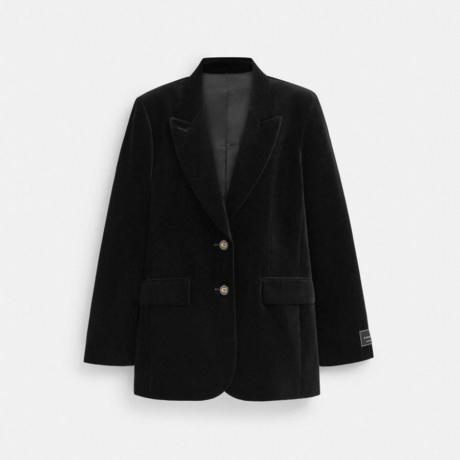 Blazer COACH Mujer Negras | 5094QBEKL