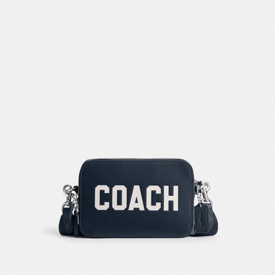 Bolsa Cruzada COACH Hombre Azul Marino | 8326BRSVY