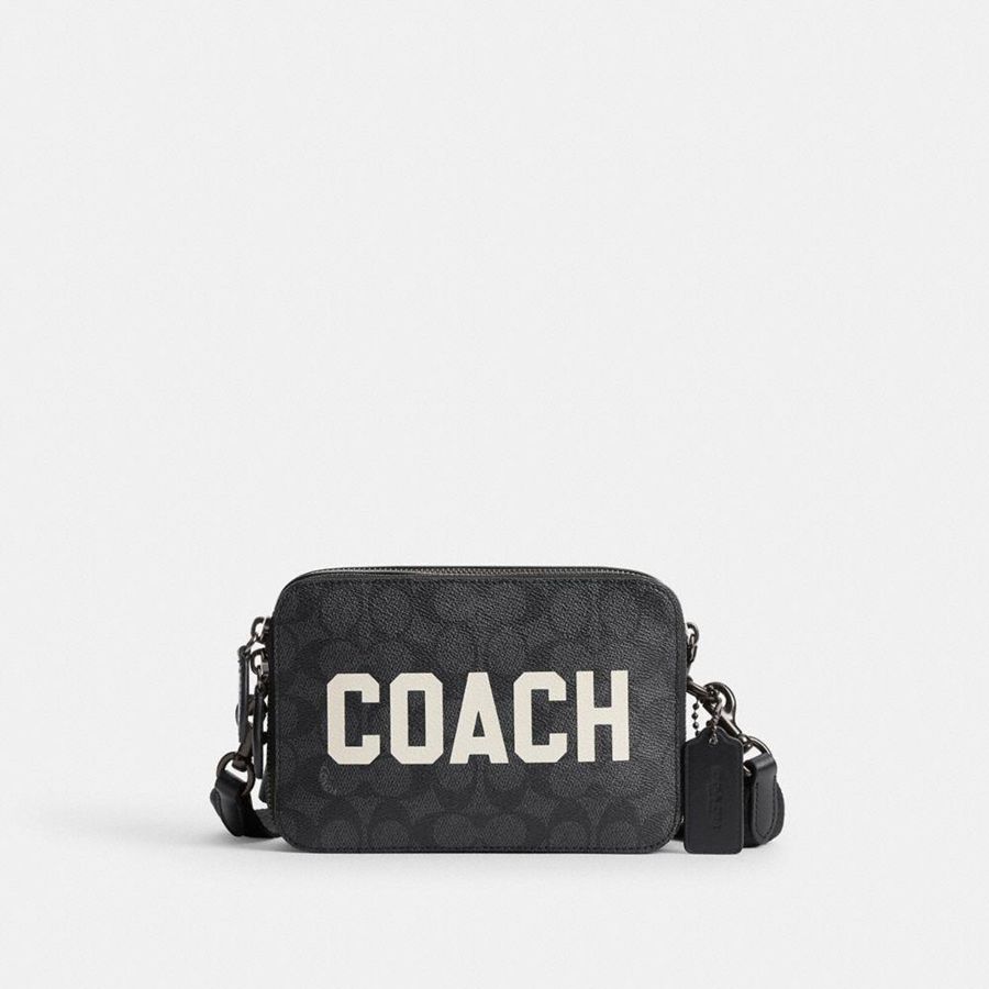 Bolsa Cruzada COACH Hombre Gris | 9036EJRIA