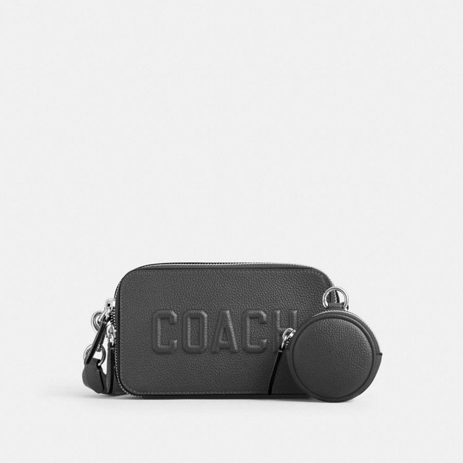 Bolsa Cruzada COACH Hombre Gris | 9248PSQHO