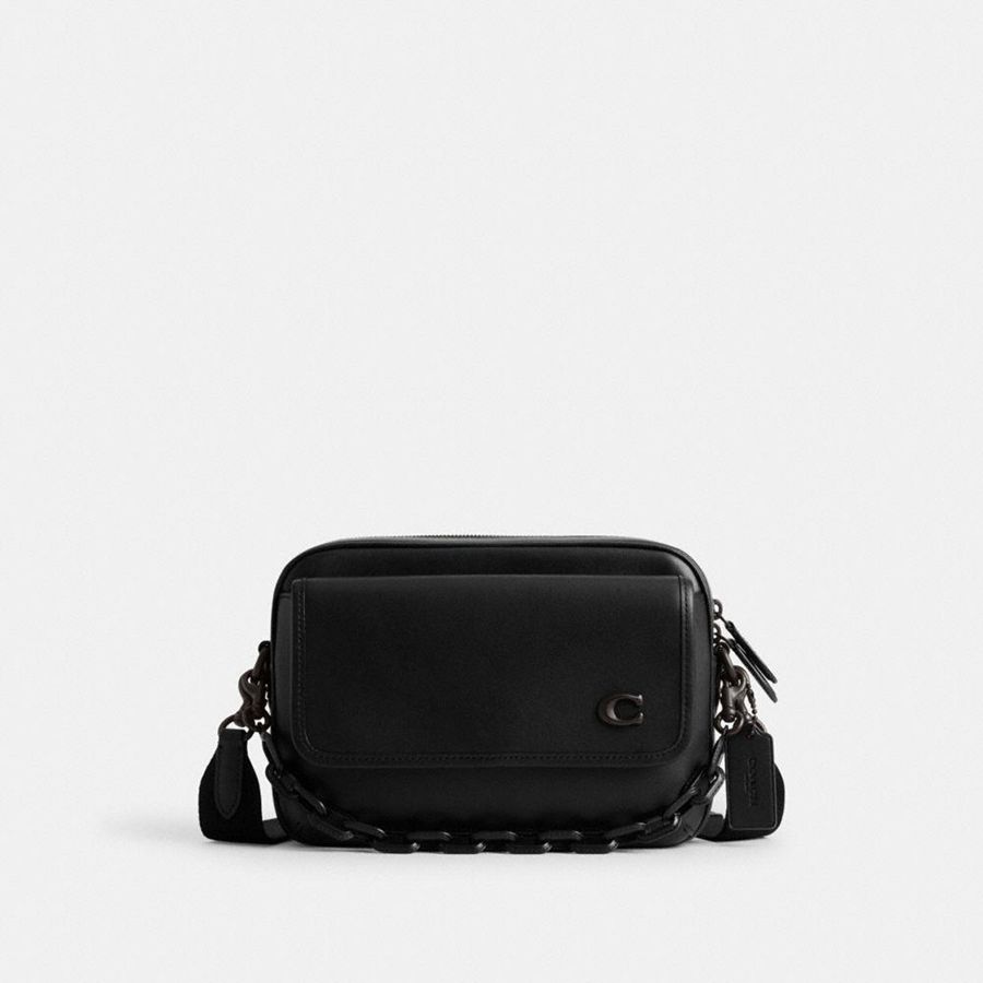 Bolsa Cruzada COACH Hombre Negras | 2503CSNPG