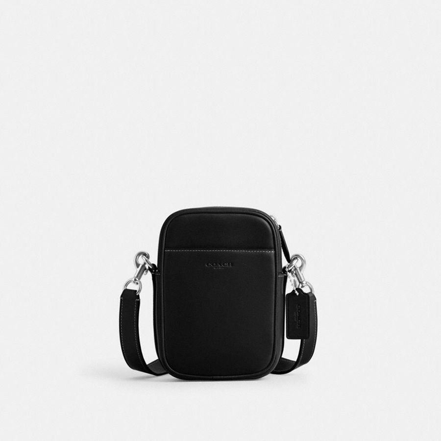 Bolsa Cruzada COACH Hombre Negras | 7306DHOLG
