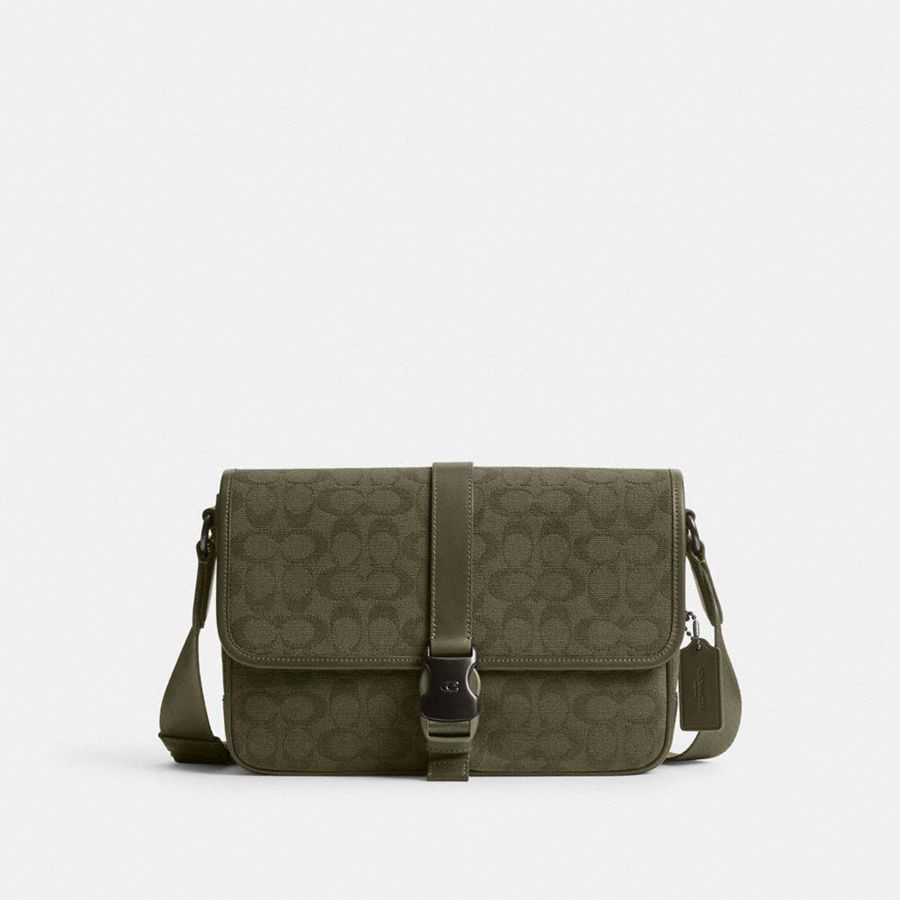 Bolsa Cruzada COACH Hombre Verde | 2910LSXCJ