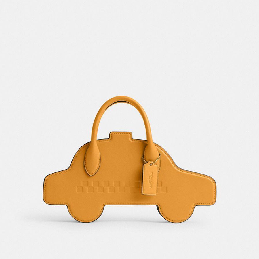 Bolsa Cruzada COACH Mujer Amarillo | 5023ZDJWR