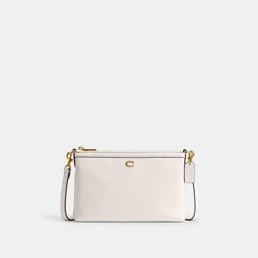 Bolsa Cruzada COACH Mujer Blancas | 0687REIQH