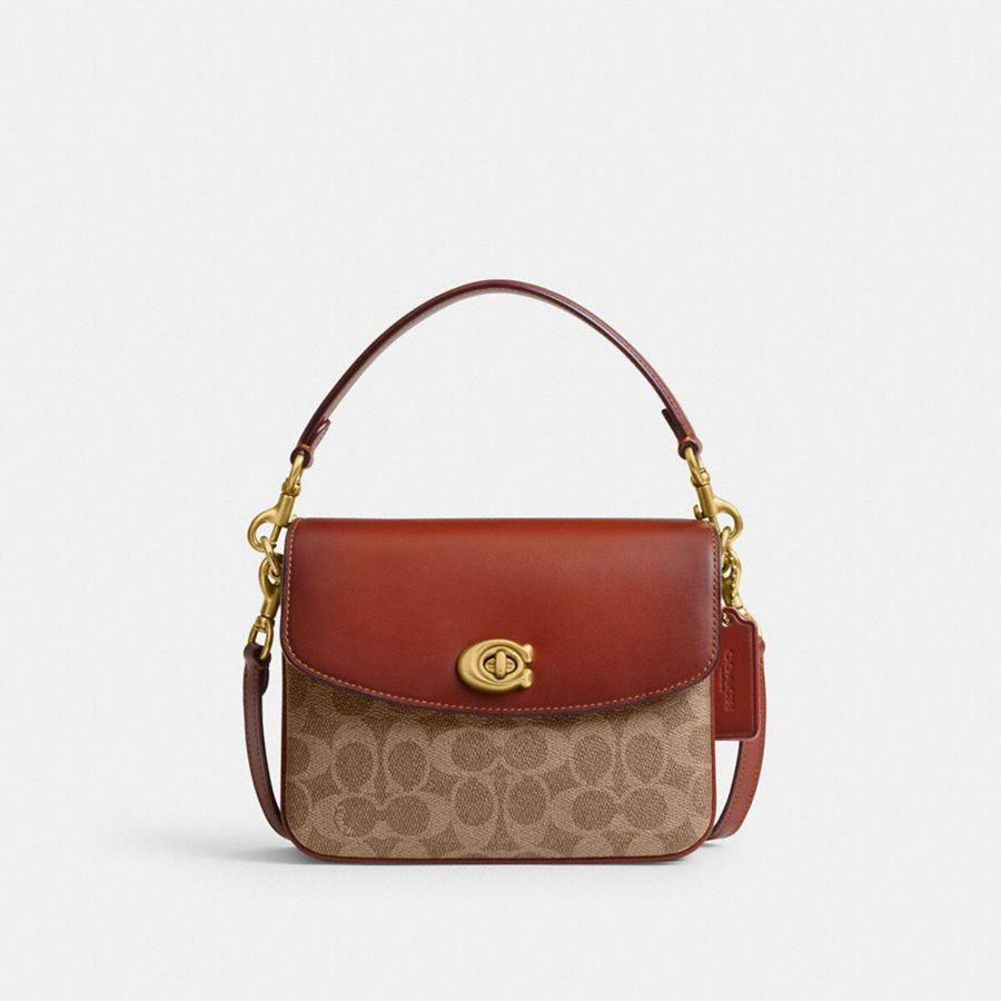 Bolsa Cruzada COACH Mujer Marrones | 0835MOREZ