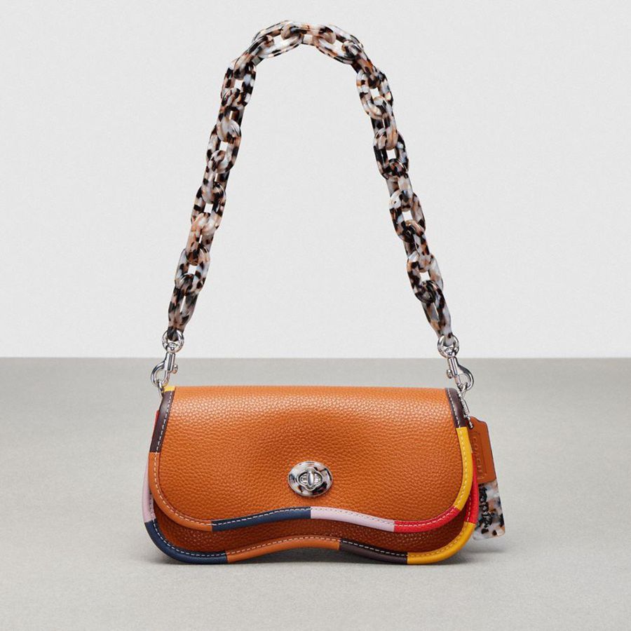 Bolsa Cruzada COACH Mujer Marrones | 6418TSFBW