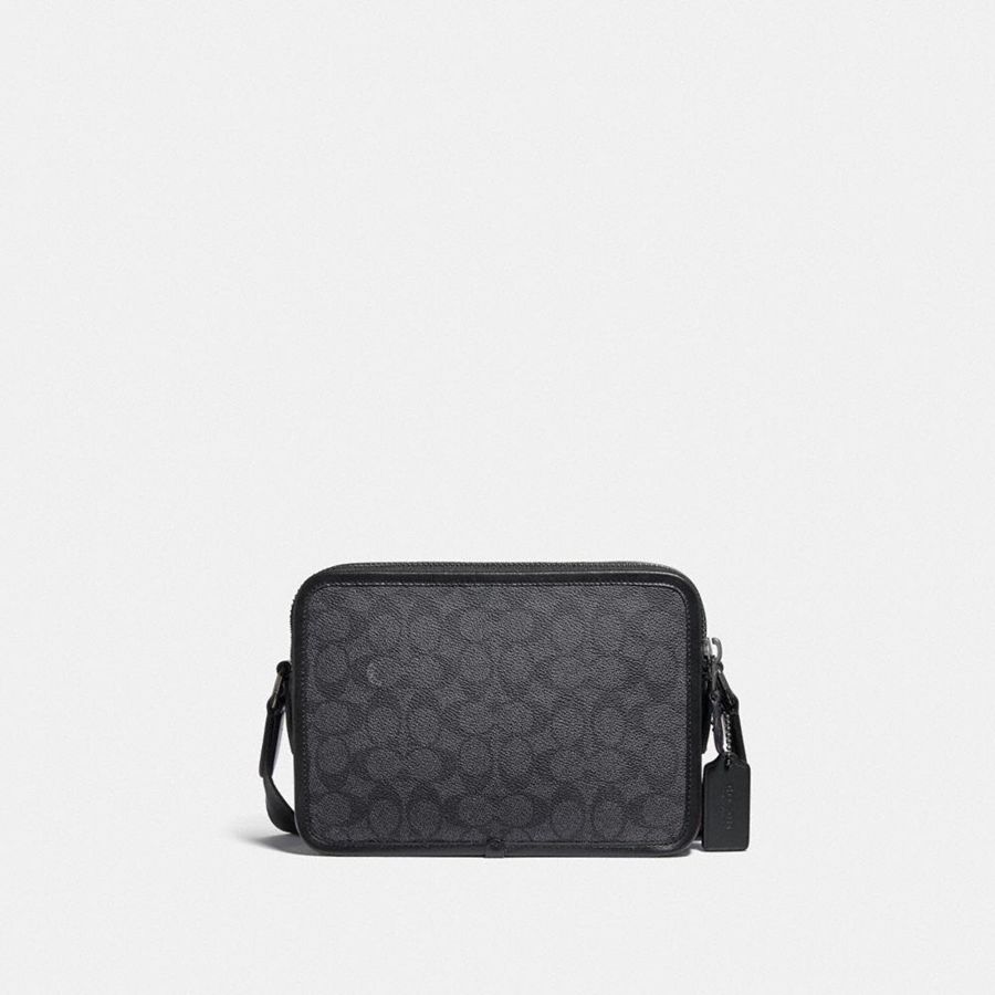Bolsa Cruzada COACH Mujer Negras | 2587IDAYV