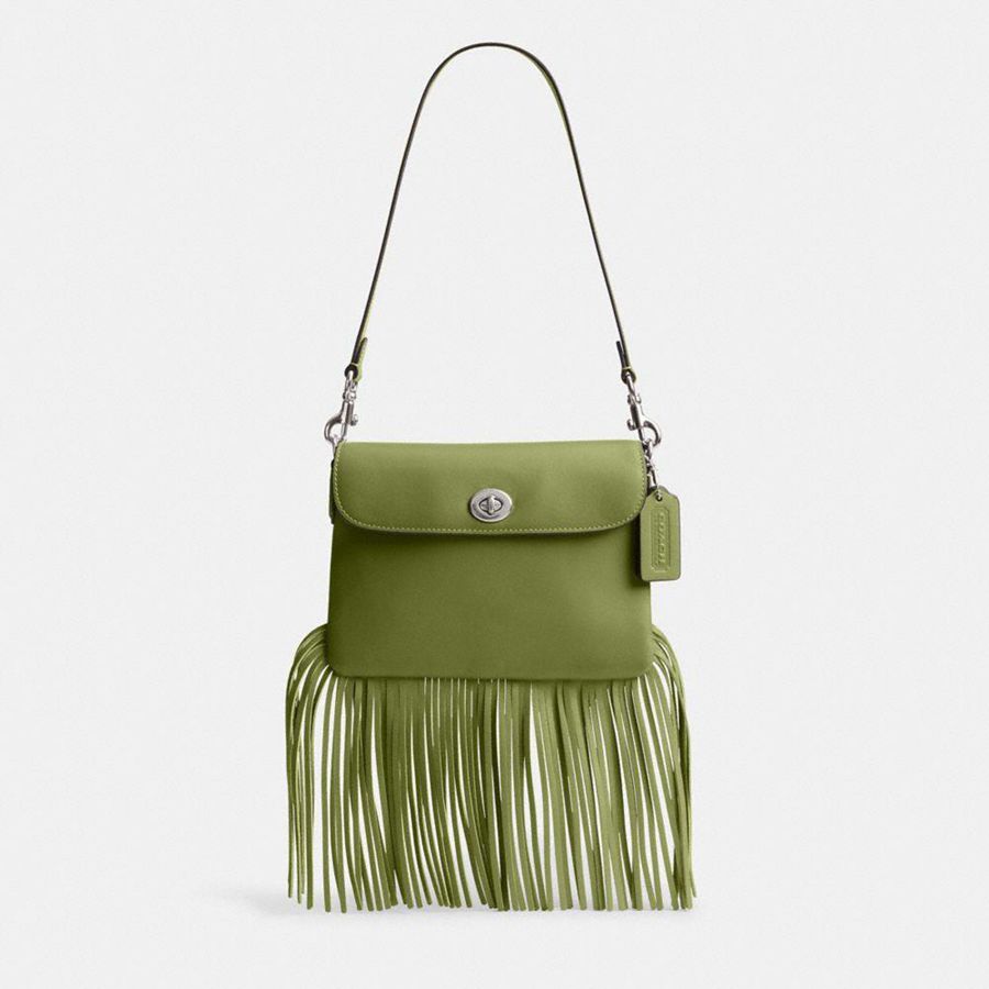 Bolsa Cruzada COACH Mujer Verde | 2408OKXRQ