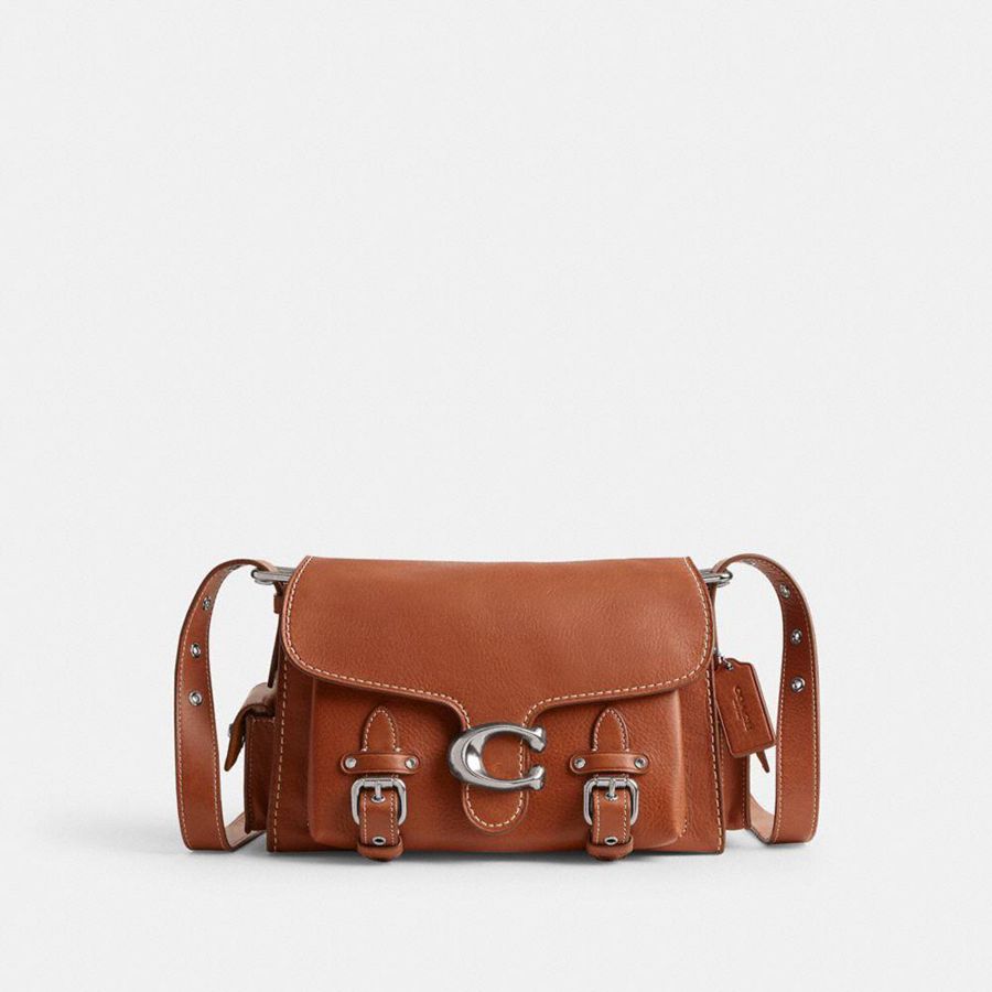 Bolsa de Hombro COACH Mujer Marrones | 0836DKPTE