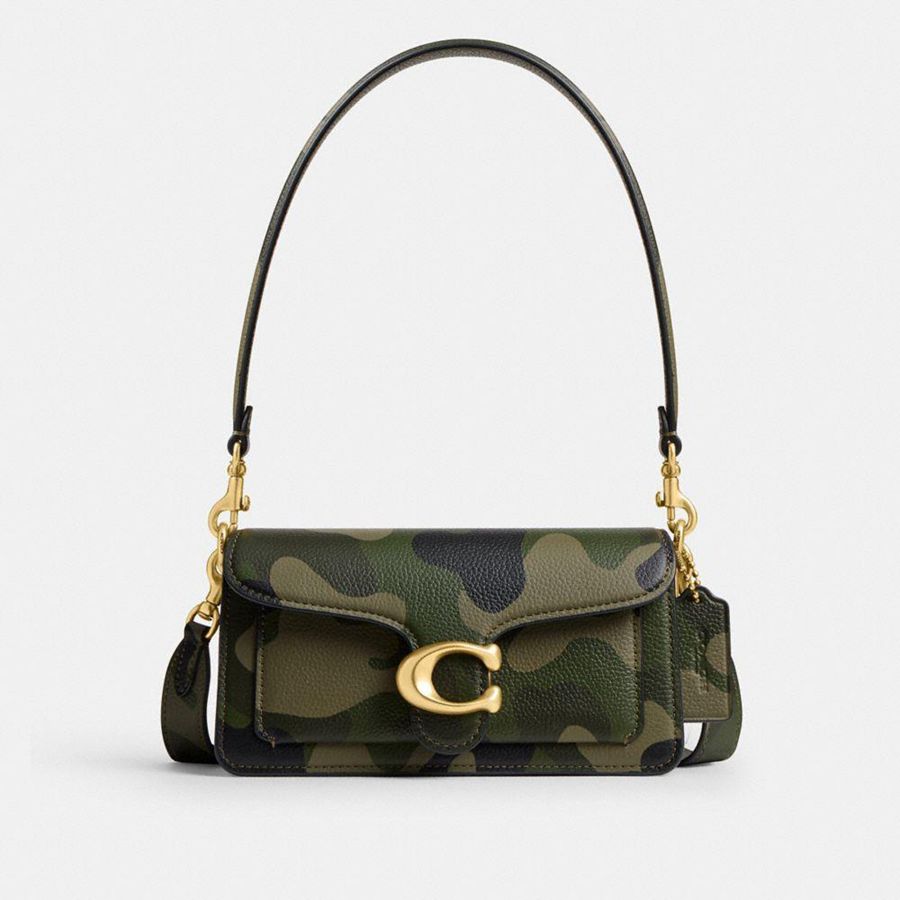Bolsa de Hombro COACH Mujer Verde | 7625YKESW
