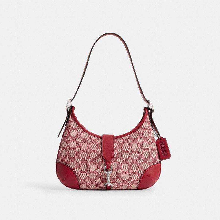 Bolso Hobo COACH Mujer Rojas | 6754BNUYW
