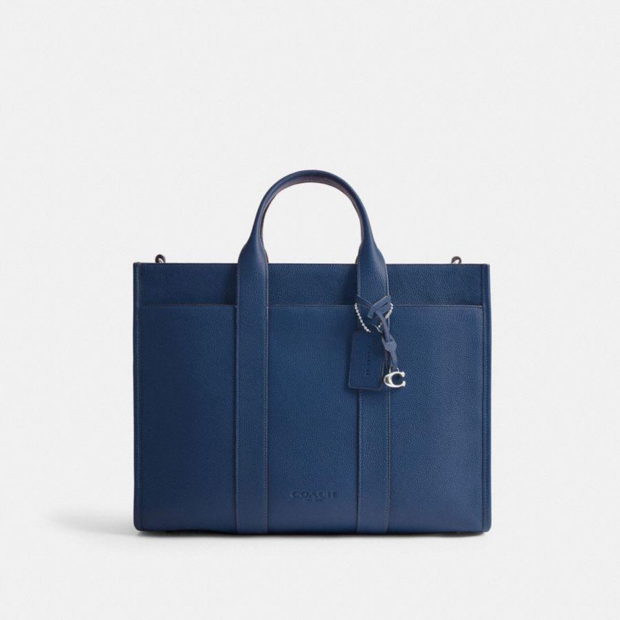 Bolso Tote COACH Hombre Azules | 8231KAINU