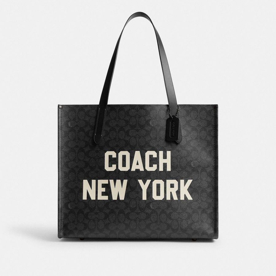 Bolso Tote COACH Hombre Gris | 0873MSNPR