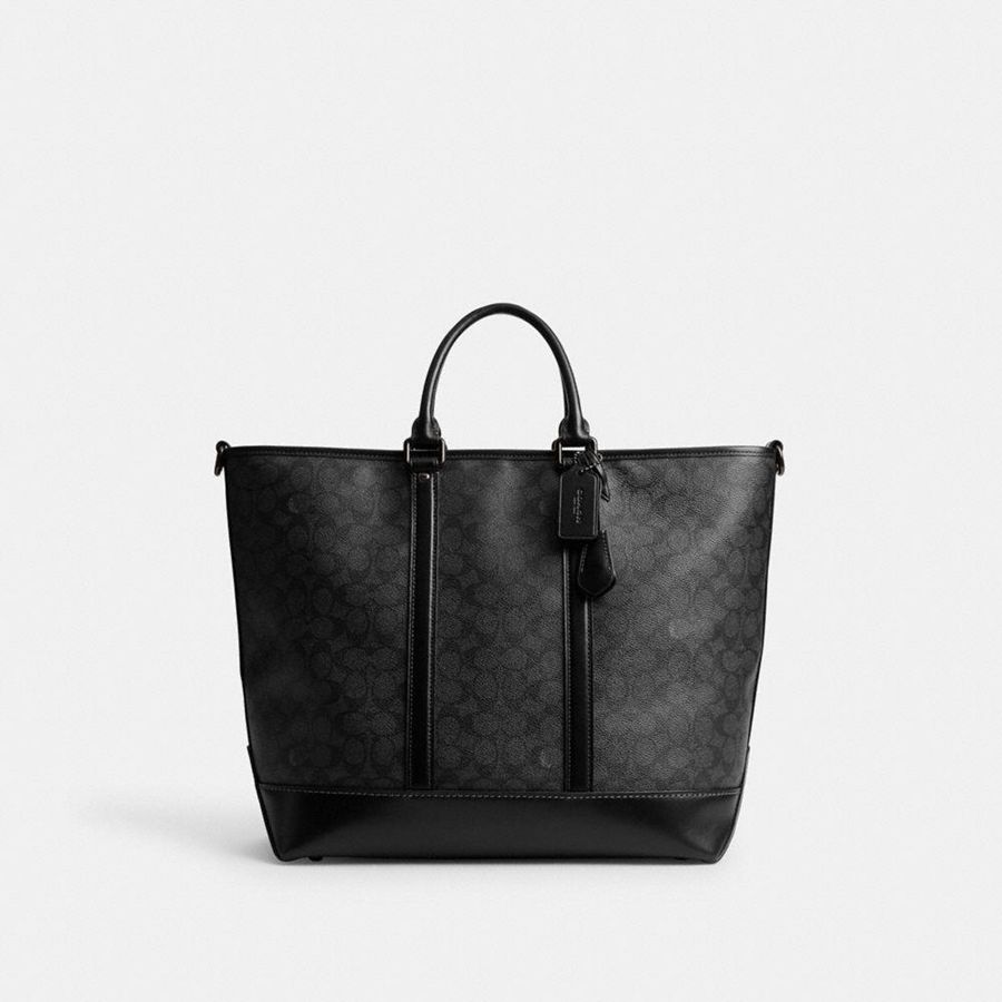 Bolso Tote COACH Hombre Gris | 8614RJAWG