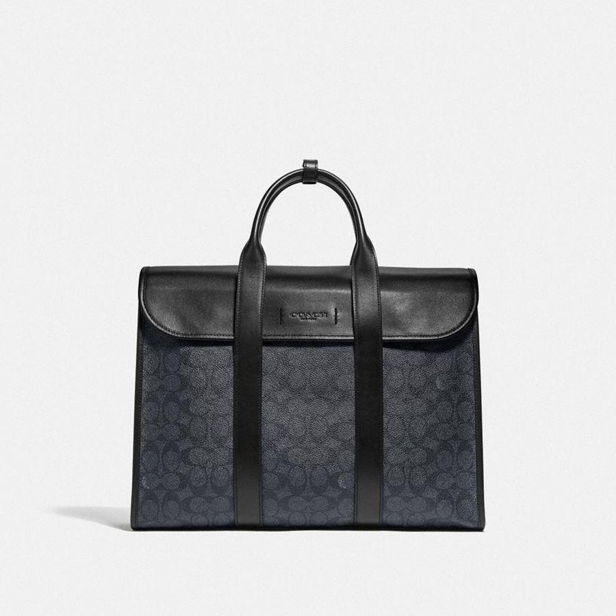 Bolso Tote COACH Hombre Gris | 9847UXEBS