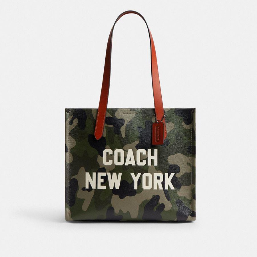 Bolso Tote COACH Hombre Verde | 8315NRWOI