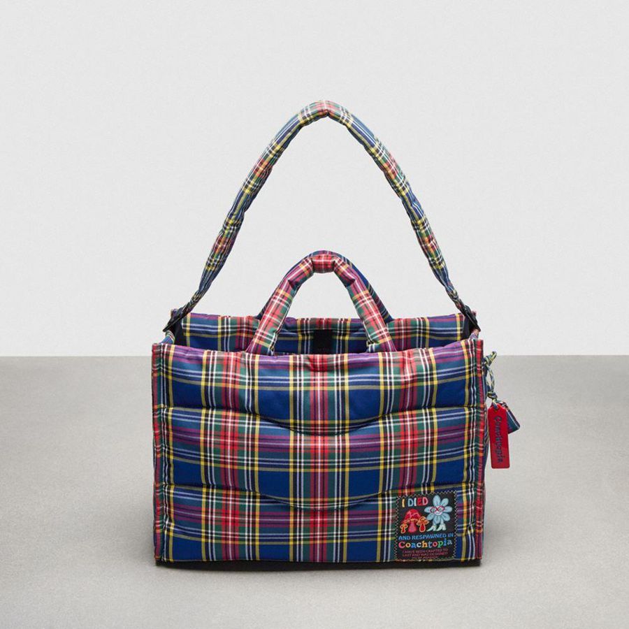 Bolso Tote COACH Mujer Azules | 0568YHCTI