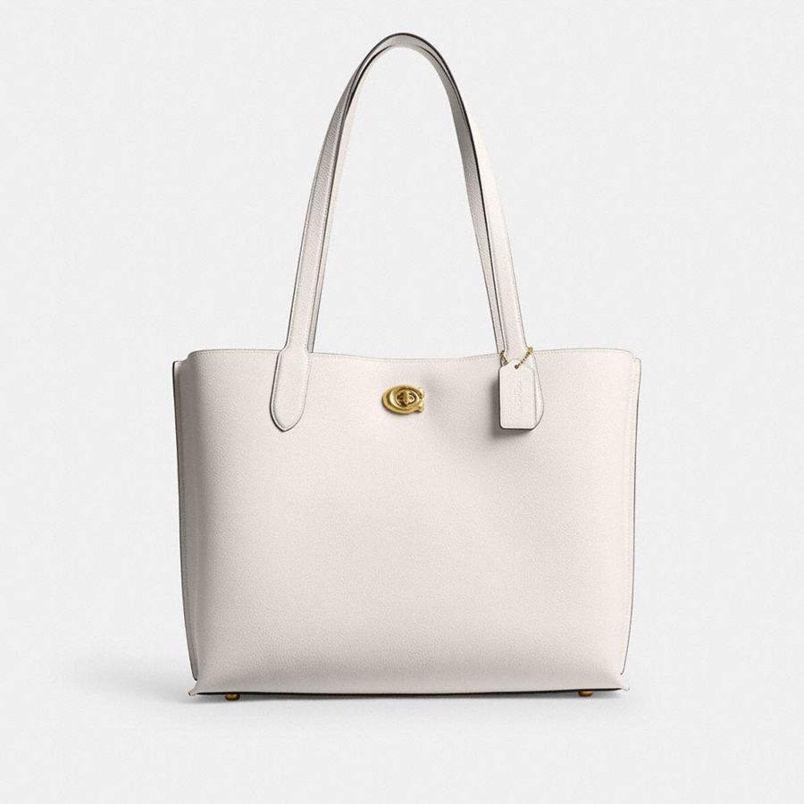 Bolso Tote COACH Mujer Blancas | 0384EZUMV