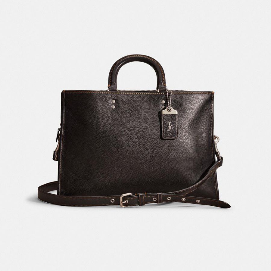 Bolso Tote COACH Mujer Negras | 8439XELYH