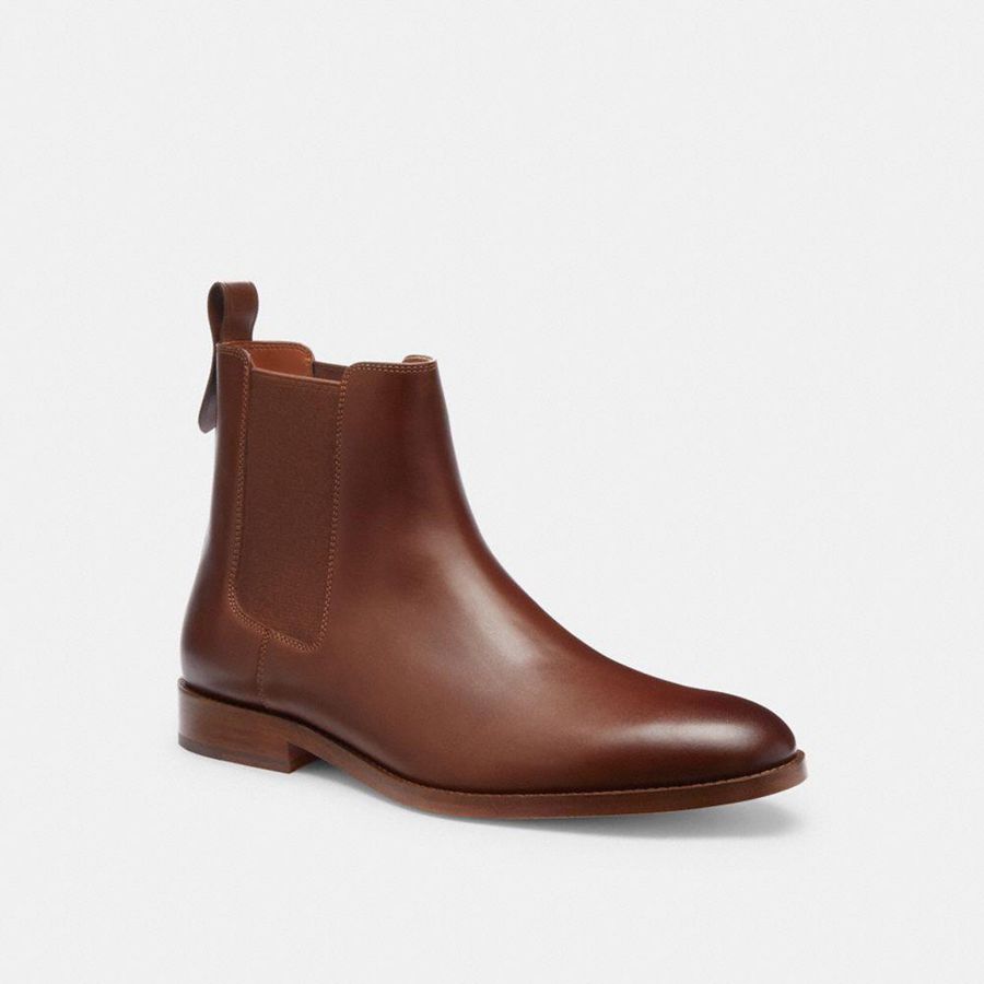 Botas COACH Hombre Marrones | 1542TFVNI