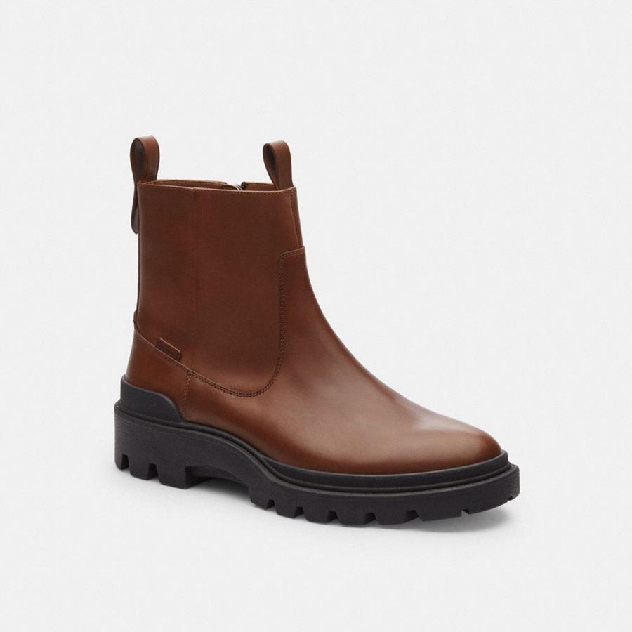 Botas COACH Hombre Marrones | 4079LACUQ