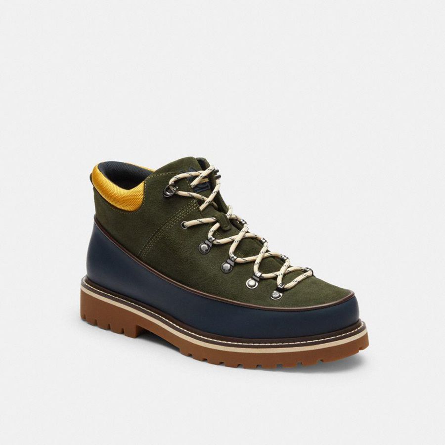 Botas COACH Hombre Verde | 6459TPEHB