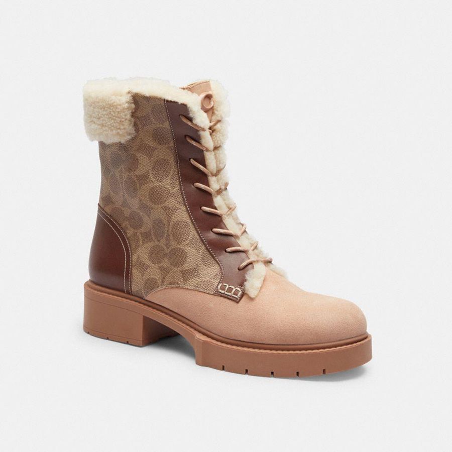 Botas COACH Mujer Marrones | 7431LXIHY