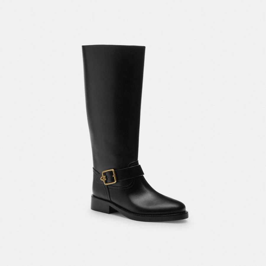 Botas COACH Mujer Negras | 7694AFHJX