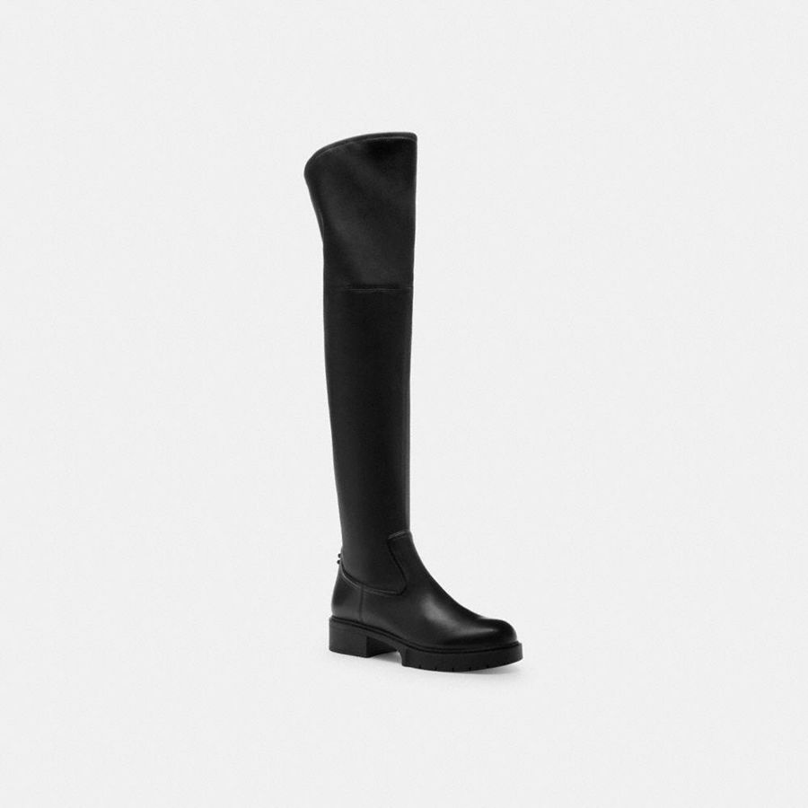 Botas COACH Mujer Negras | 9863CUQMG