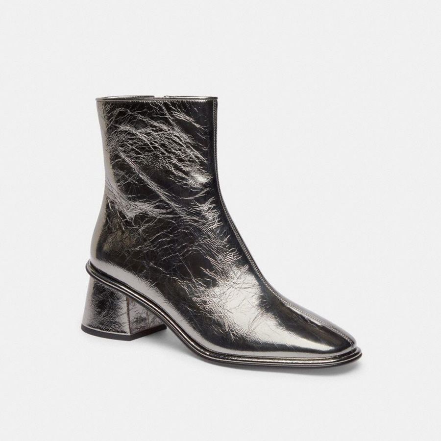 Botas COACH Mujer Plateadas | 7384WDUPF