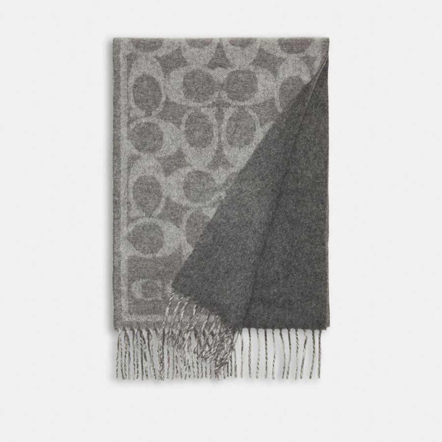 Bufanda COACH Hombre Gris | 9702WUCJA