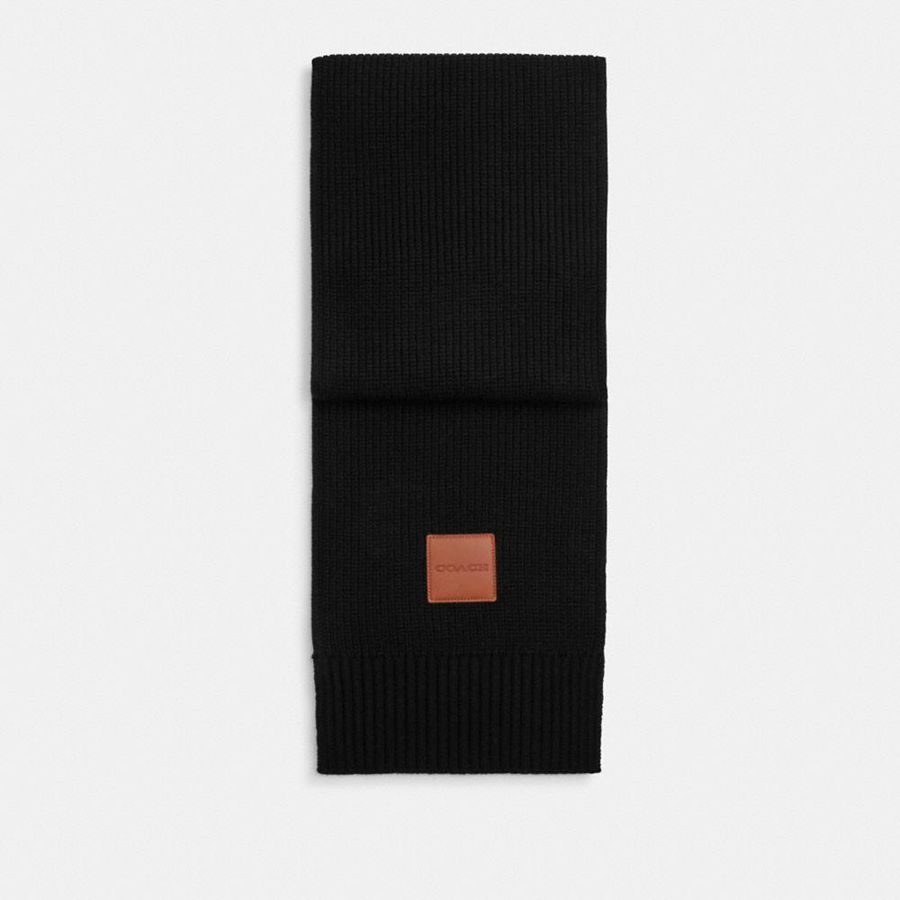 Bufanda COACH Hombre Negras | 0395JGNMZ