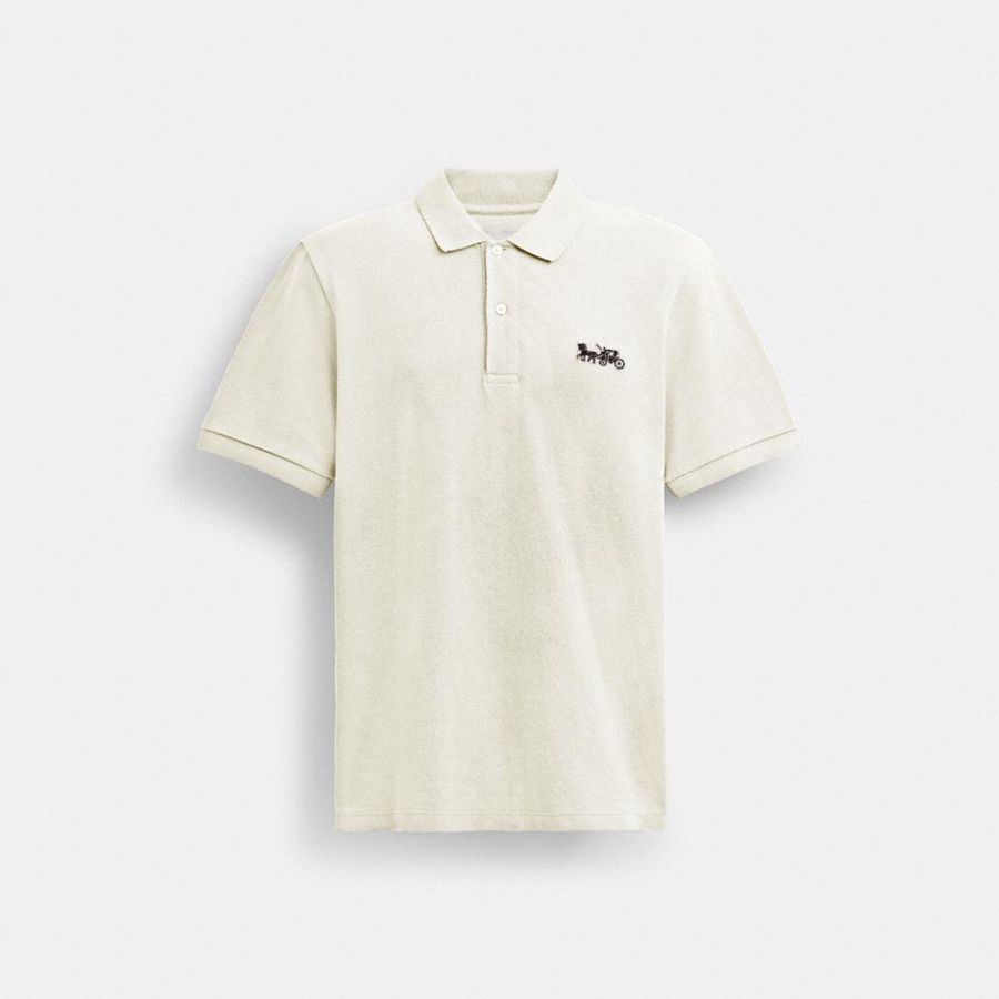 Camiseta COACH Hombre Blancas | 3690GAYXW