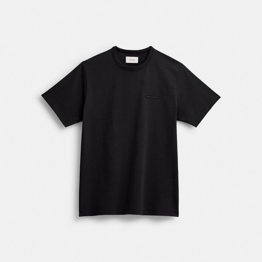 Camiseta COACH Hombre Negras | 7850NKEXH