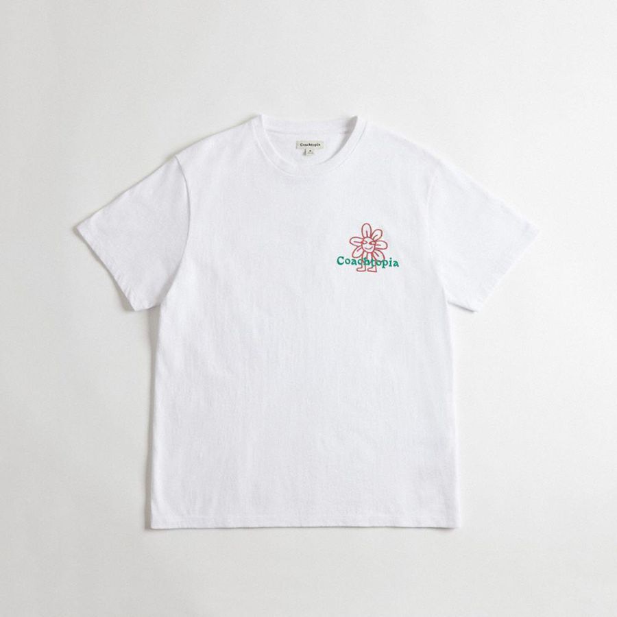 Camiseta COACH Mujer Blancas | 6174VWIXP
