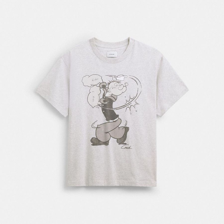 Camiseta COACH Mujer Blancas | 9031NHDPT