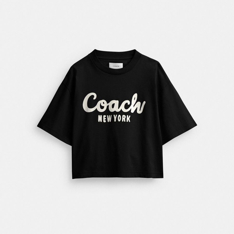 Camiseta COACH Mujer Negras | 1780WODEU