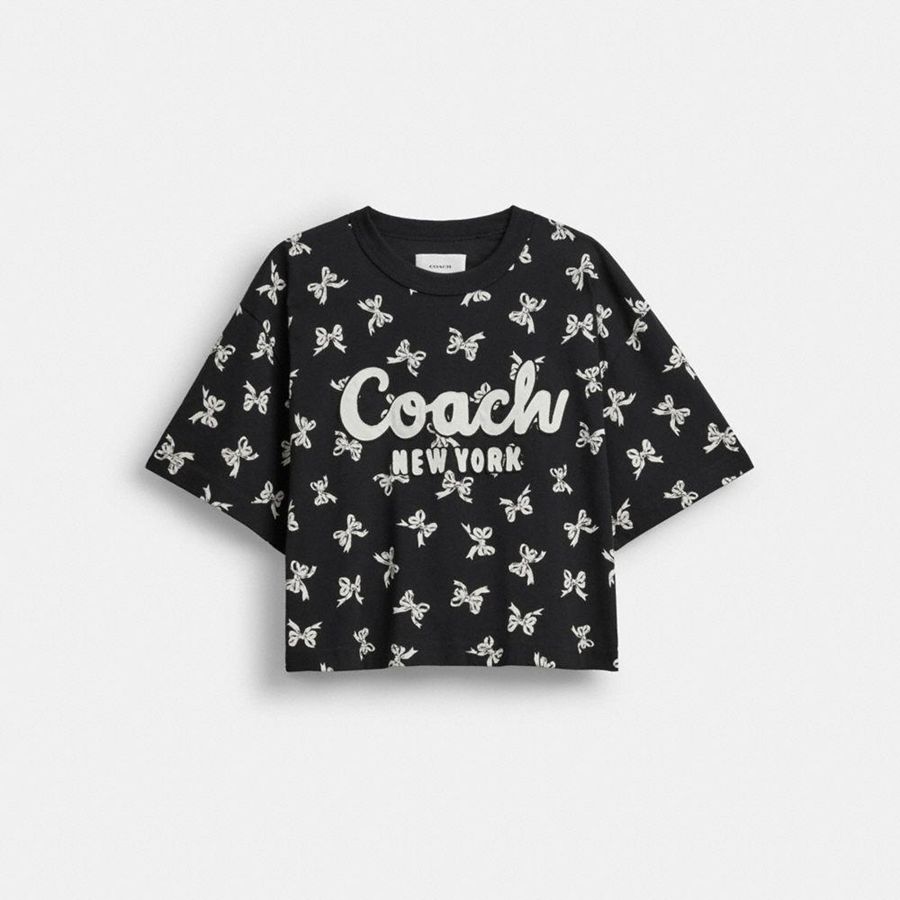 Camiseta COACH Mujer Negras | 6532SZHUV