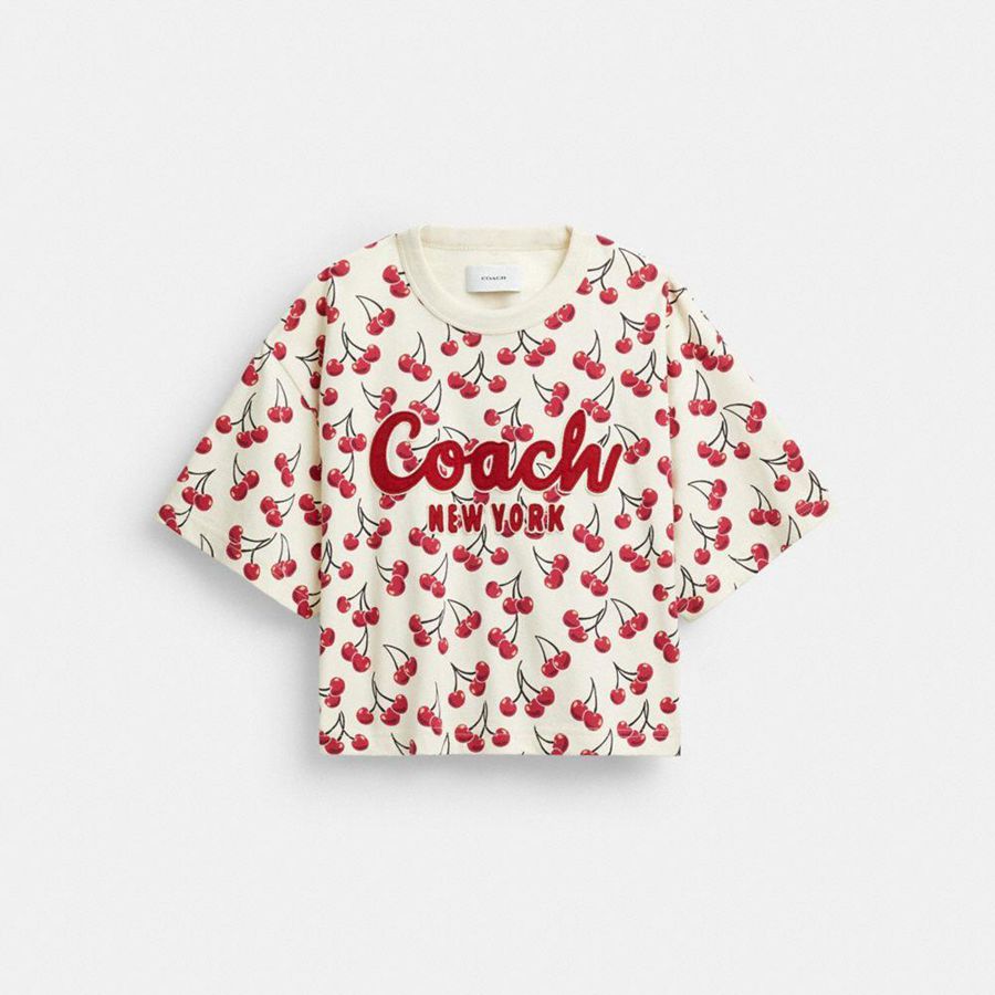 Camiseta COACH Mujer Rojas | 2418SMOZA