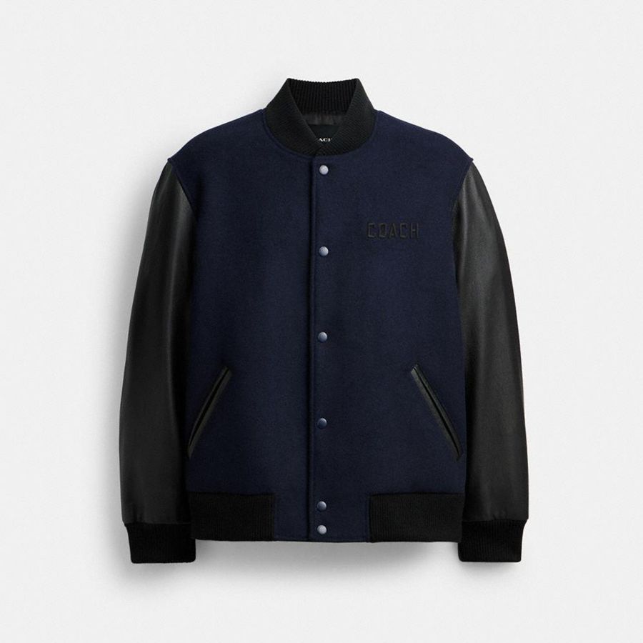 Campera COACH Hombre Azul Marino | 0897TPROW