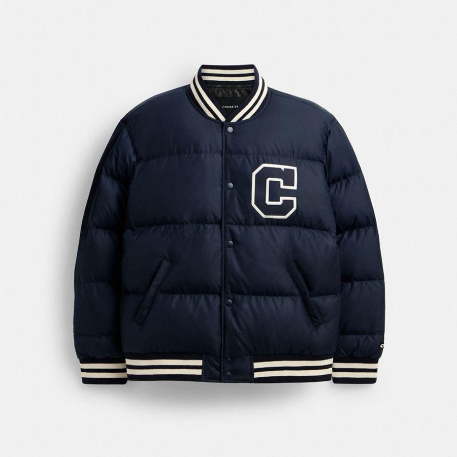 Campera COACH Hombre Azul Marino | 3548AYBGE