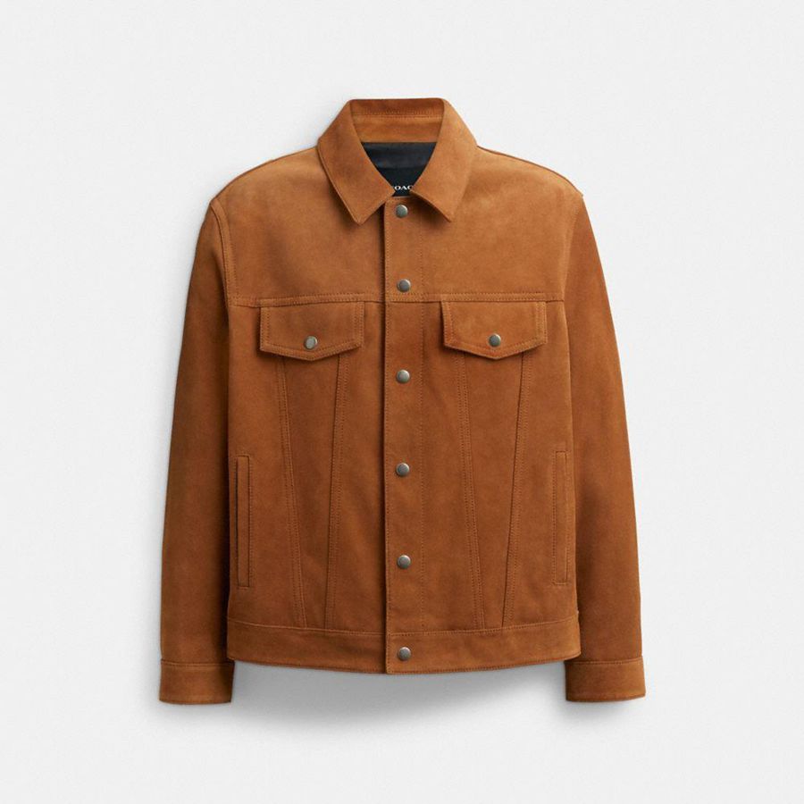 Campera COACH Hombre Marrones | 4532DRXSU