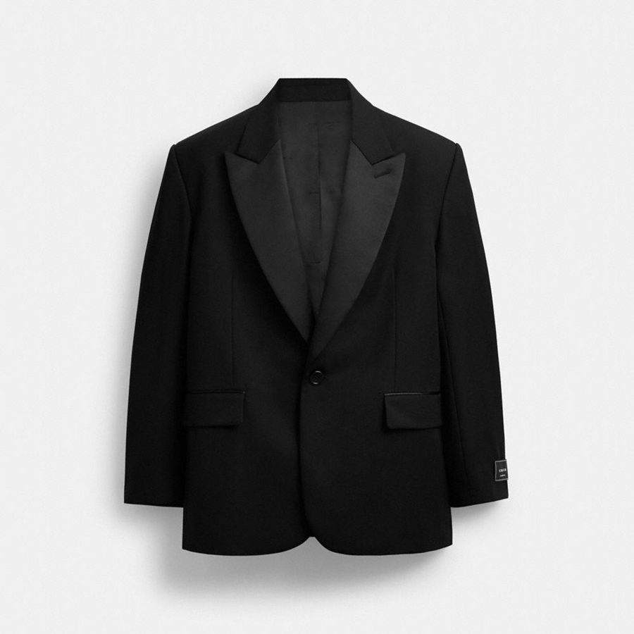 Campera COACH Hombre Negras | 2486APFQS
