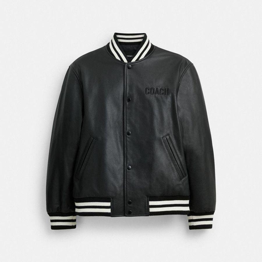 Campera COACH Hombre Negras | 8645LBQFX