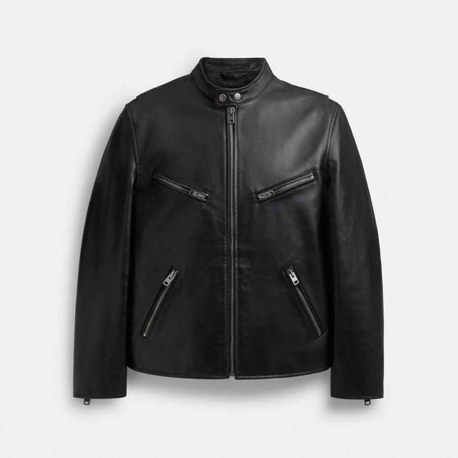 Campera COACH Hombre Negras | 9461FSHJO