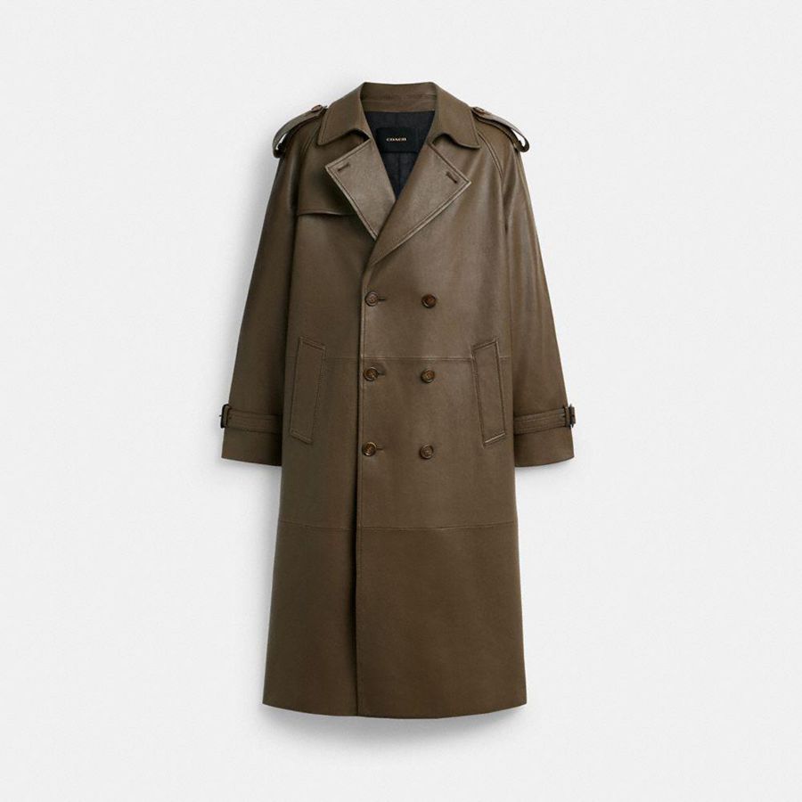 Campera COACH Hombre Verde Oliva | 6091FOTIJ