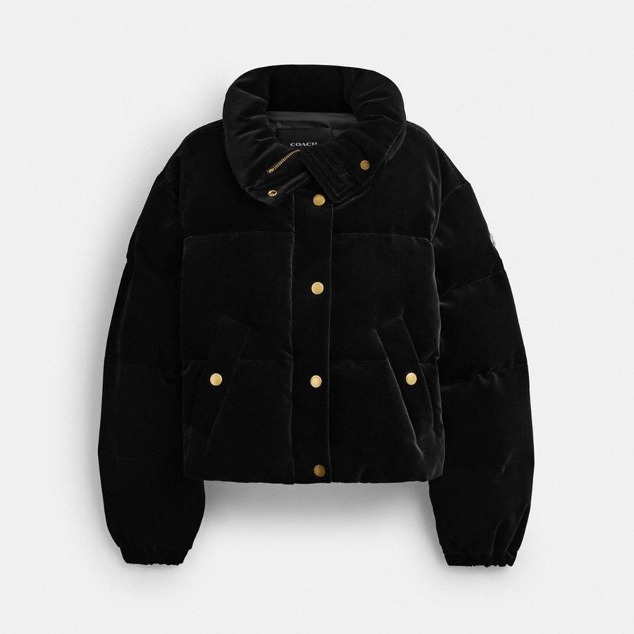 Campera COACH Mujer Negras | 1697ISANG