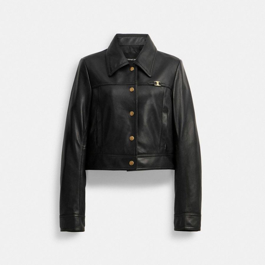 Campera COACH Mujer Negras | 9302FIVJU